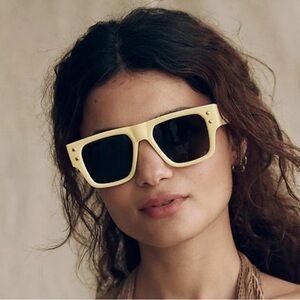 Free People Brisbane yellow sunglasses